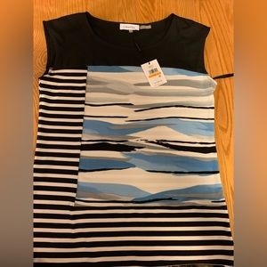 Nwt Calvin Klein sleeveless blouse.